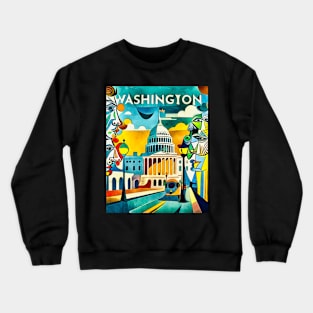 Washington, globetrotters Crewneck Sweatshirt